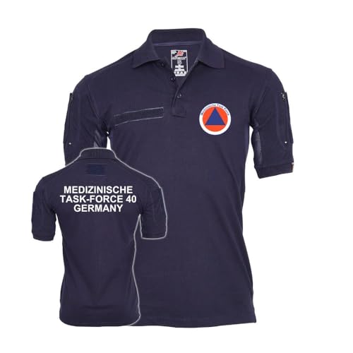 Polo tactique Medical Tasks Force 40 Bundeswehr Hilfskräfte vert olive taille M