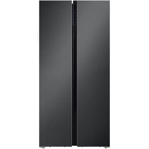 Hamilton Beach HBF2064 20.6 cu ft Counter Depth Full Size Refrigerator, Side Doors, Gunmetal