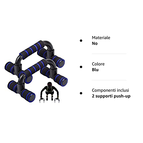 1 Paio Push-up Bars Stand, Pushup Petto Bar con