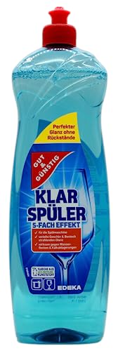 Gut & Günstig Klarspüler 5-Fach Effekt, 12er Pack (12 x 1 l)