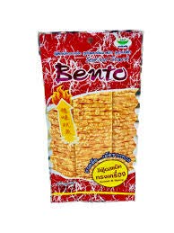 Pack of 12 Bento Squid Seafood Snack Sweet and Spicy Flavoured - Dried Squid 6g.x12 Bags