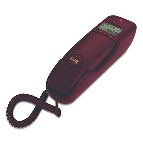 FOR F30 Corded Landline Phone (Maroon) Amazon.in Electronics