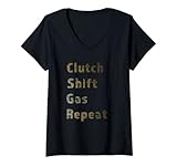 I piloti di corsa veloci, gli appassionati di speedway, gli amanti delle parti di auto e i conducenti di veicoli drag staranno benissimo in questo design. Prendi questa vera auto non si spostano t-shirt. Stick shift ripetere design.