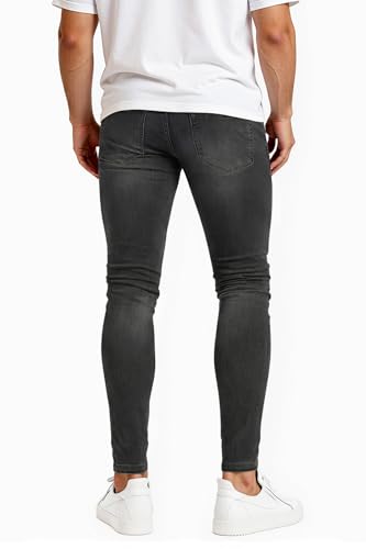 Image of GINGTTO Skinny Jeans Men Slim Fit Stretch Tapered Leg