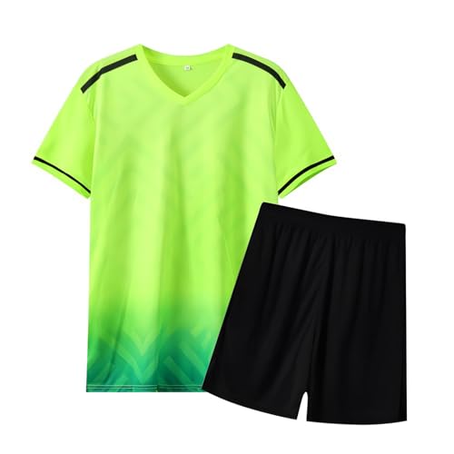 Fiohiros Fußballtrikot Kinder Set Sport, Schnell Trocknende...