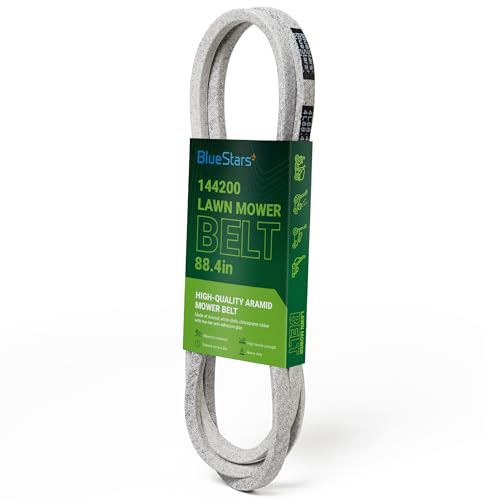 Image of BlueStars 144200 Mower Deck Belt | Aramid Cord | 1 /2 inch x 88 inch | Deck Belt - Fits AYP Craftsman 24104 Husqvarna 532144200 LTH130 YTH150 LTH120 YTH180 131290 532131290 419271 532419271