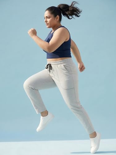 Image of BLINKIN Ankle Length Plus Size Cotton Track Pant for Woman | Ultimate Summer Lowers & Pajama for Women Pack of 2 (combo-plus-86)