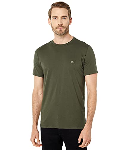 Image of Lacoste Men's Short Sleeve Pima Jersey Crew Neck Tee