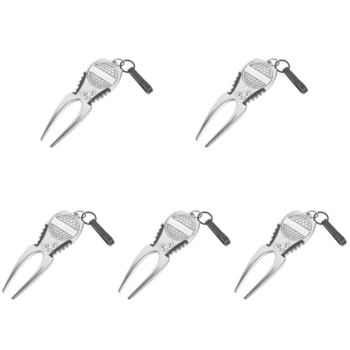 Outil de réparation de divot de golf pliable vert en alliage d'aluminium
