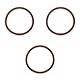 3 x O-Ring für ESE-Kaffeepadmaschine, 44 mm, kompatibel mit Didiesse Frog, Faber, La Piccola, Grimac, Spinel, Union Group, 3 Stück