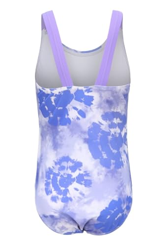 Image of Girls One Piece Swimsuits Tie Dye Bathing Suit Hawaiian Summer Swimwear for Girls 3-16 Years