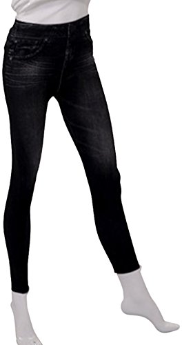 Slim'n Lift Caresse - Pantalones de compresión de Running para Mujer, Color Negro, Talla L/XL