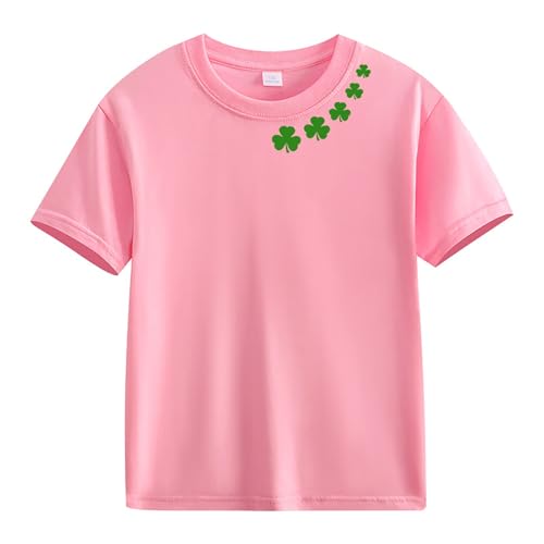 St Patricks Day Tees for Kids Toddler Boys Girls Cute Graphic Cotton T Shirt Summer Short Sleeve Tops Clothes