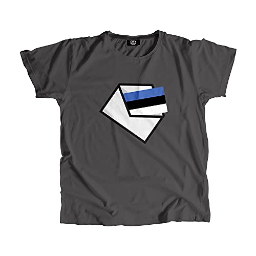 T-shirt Estonia Mail unisexe en coton doux confortable