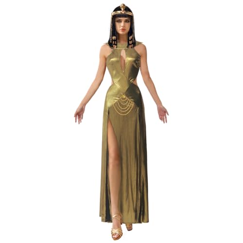 ROYAL SMEELA Costume de Cléopâtre égyptienne pour femme avec design de déesse égyptienne