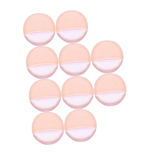 VICASKY 10pcs Makeup Powder Rounded Cosmetics Puff Set Comfortable Easy to Use for Women
