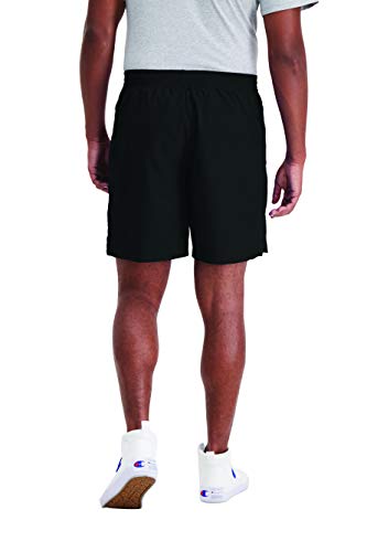 Champion Men's 7-inch Woven Sport Short W/Out Liner Black2