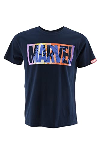 Marvel Camiseta para Hombre, Camiseta de Algodón Suave, Camiseta