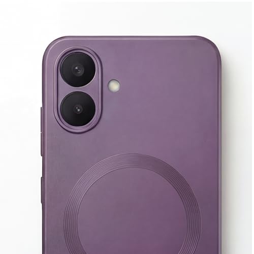 Image of amazon basics Premium Mag-Safe Case for Samsung Galaxy M07 5G | Shockproof & Anti-Scratch Cover | Soft Silicone with Wireless Charging | Camera Lens Guard - Purple