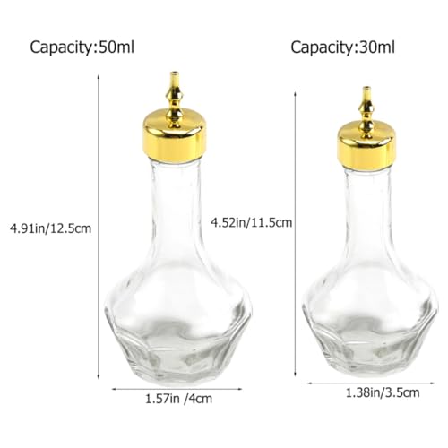 Botella de bitter de vidrio Angoily para coctelería elegante en barra y hogar 3