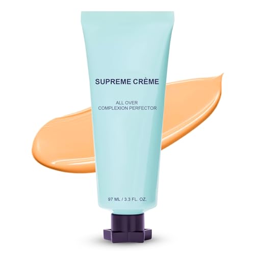 Supreme Cream, All Over Complexion Perfector, BB Cream Tinted Moisturiser, Full Coverage Concealer – Hydrating, Waterproof & Long-Lasting Body Coverage Perfector (Medium, 97ml)