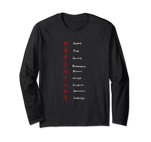 Shotokan Karate Rules Long Sleeve T-Shirt, Black