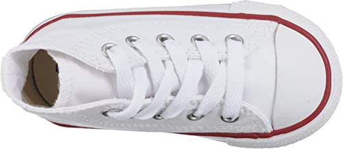Converse Kids' Chuck Taylor All Star Canvas High Top Sneaker, Optical White, 4 M Us Toddler #TOP4