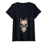 SCARY SKULL SHIRT. EVIL SMILING SKULL. SKELETON