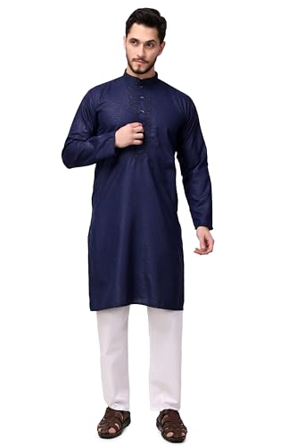Image of Royal Kurta Men's Cotton Printed Kurta Pyjama