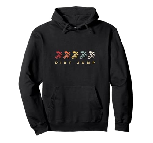 Dirt Jump Bike Bicicleta de Salto Ciclistas Retro Sudadera con Capucha