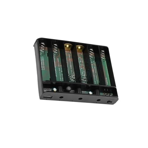 6x18650 ���`�E���o�b�e���[�d���V�F���{�b�N�X�Z�b�g ��n�ڃf�U�C�� DC12V/9V/5V �o�̓P�[�X �G���N�g���j�N�X�v���W�F�N�g�p ���`�E���o�b�e���[�L�b�g