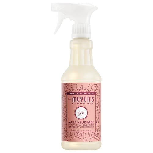 Image of MRS. MEYER'S CLEAN DAY Multi-Surface Everyday Cleaner, Rose Scent, 16 Fl Oz Bottle