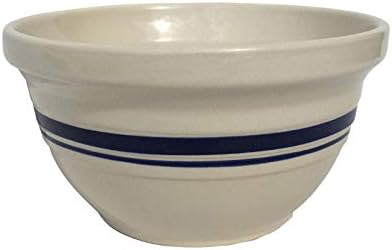 Cookhouse 8 in. Dominion Ceramic Mixing Bowl Blue & White - Pack of 4