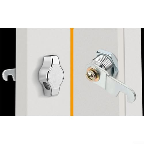 Cerradura mecánica de puerta para armarios y armarios, candado de aleación de zinc para mayor seguridad sin llaves (25 mm)
