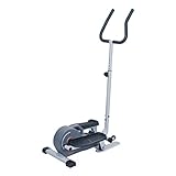 Sunny Health & Fitness Magnetic Standing Elliptical with Handlebars - SF-E3988, Grey