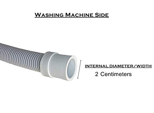 Image of ELITE PRODUCTS Front Load Washing Machine Outlet Drain & Extension Pipe .(2 Meter)