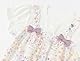 gurcooc Baby Mädchen Strampler Kurzarm Bodysuit Floral Rüschen Jumpsuit Bow Body Sommer Onesie Outfit Set, 3-24 Monate