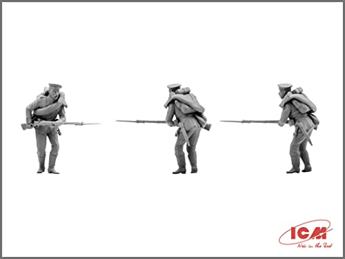 Kit de modelo plástico ICM Infantería Prusiana 1:35 miniatura 7
