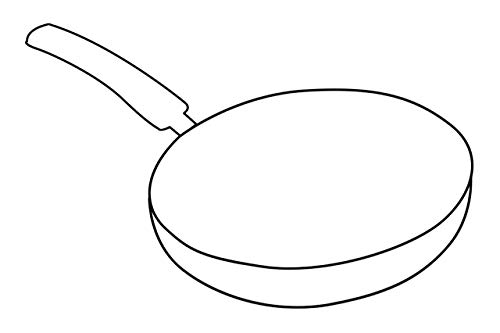 Image of Nirlon Kitchen Accessories for Cooking Non Stick Aluminium Fry Pan