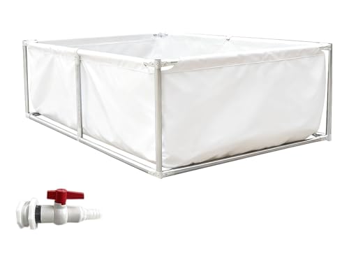 DUANLVLF LoX{r ܂肽ݒ^N PVC hfރA~t[ zbgvXSh ϋv ȒPg[ Gr{B qpv[ 뒙 k͔| ώOϊϕH(White,1.2*1*0.7m)