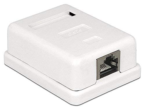 10x DELOCK Netzwerk Dose 1xRJ45 LSA werkzeugfrei Cat.6