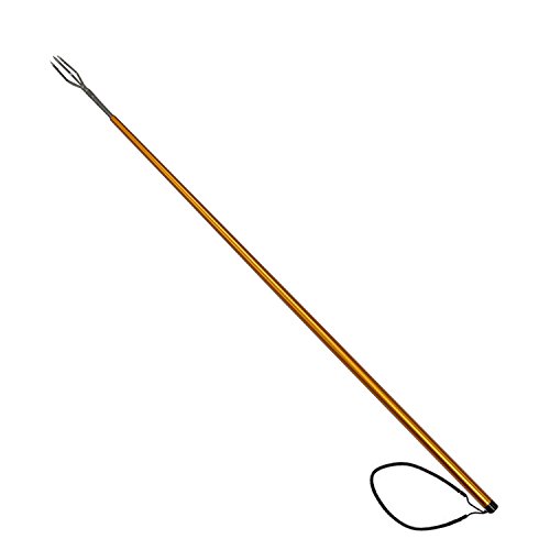 Scuba Choice Aluminum 3-Foot Pole Spear with 4-Inch Lionfish Speartip (Gold) – Durable Travel Spearfishing Tool for Ice Fishing, Reef, and Shallow Water Hunting, Compact & Rust-Resistant