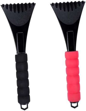 GANAZONO 2PCS car deicing Snow Shovel Winter Snow Remove Products multitools Small Ice Scraper Car Ice car Window Squeegee Snow Clean Shovel Snow plow eva Handle Snow Removal