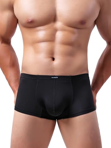 Men's Stretch Trunks Ultra Soft Breathable Bluge fashion low waist Boxer Briefs4