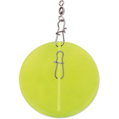 Luhr Jensen 3/0 Dipsy Diver Chartreuse/White Bottom
