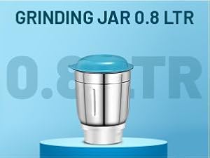 Image of Bullet Mixer Grinder Jar Set of 2 Jar (600ml & 300ml) | BPA-Free Heavy-Duty Replacement Bullet Jars | Leakproof | Compatible with Bullet Mixer Machines (Steel jar Set3 13)