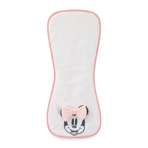 Image of Disney Baby Minnie Mouse Burp Cloths 3 Pack Soft Absorbent 20 inch x 10 inch Leakproof Burping Rags for Newborn and Infants