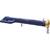 Vestil LM-EBT-4-24 Forklift Telescoping Jib Boom Crane Economaster, 4000 Lb, Lot of 1