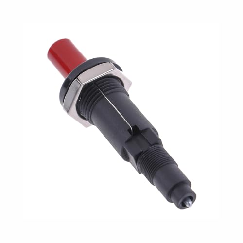 tooloflife Accenditore piezoelettrico con accensione radio, spina, pulsante di accensione in ceramica per camino, forno, camino a gas, riscaldatore, barbecue