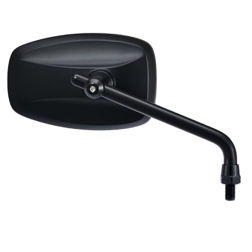デイトナ(Daytona) バイク ミラー 10mm 逆ネジ 耐振 広角 ハイビジミラー パラレル ロー ブラック 右専用 片側1本 15406